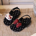 Imported Kids Girls Stylish Sandal - Black