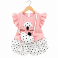 Imported Kids Stylish Top And Pant Set- Melon