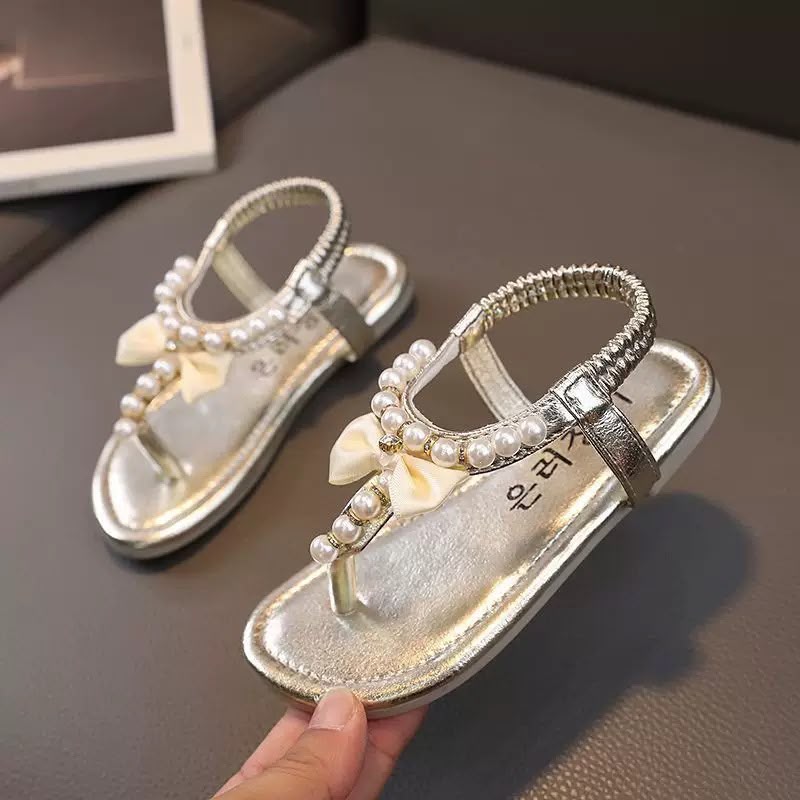 Imported Kids Girls Stylish Sandal - Soft Amber