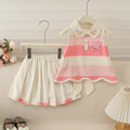 Imported Kids Stylish Top And Pant Set - Light Coral