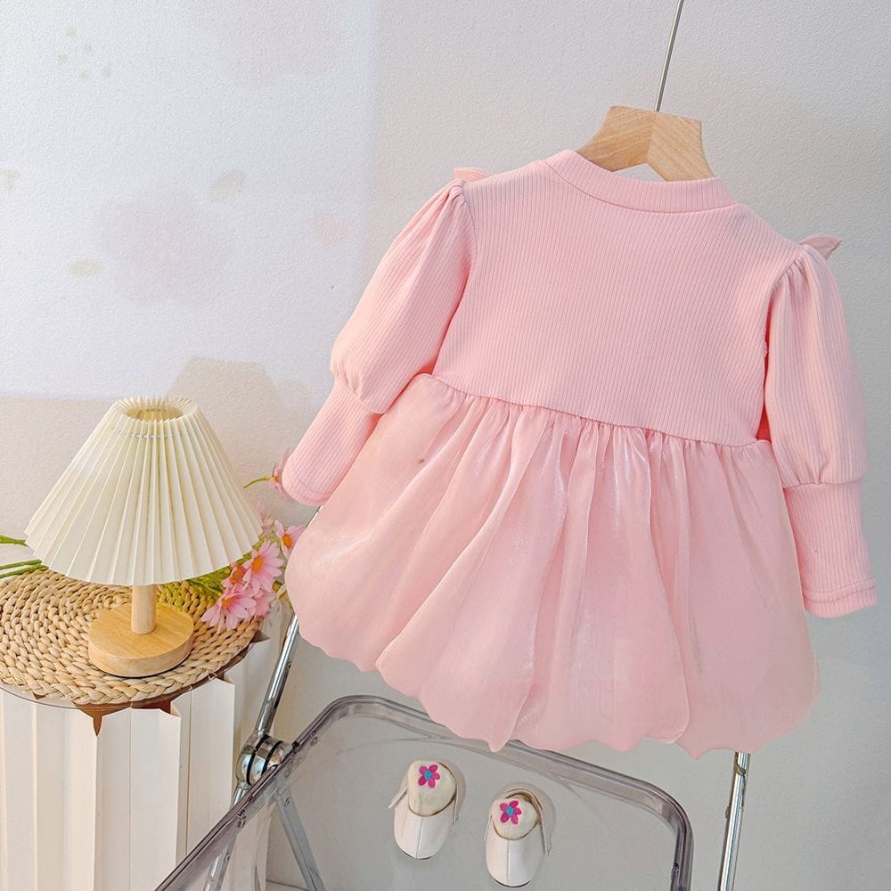Imported Girls Korean Style Frock - Blossom