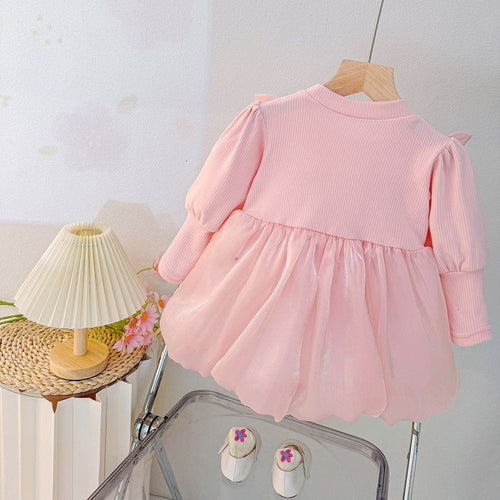Imported Girls Korean Style Frock - Blossom